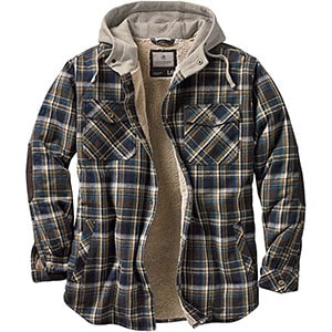 Legendary Whitetails Hooded Flannel Shirt Jacket